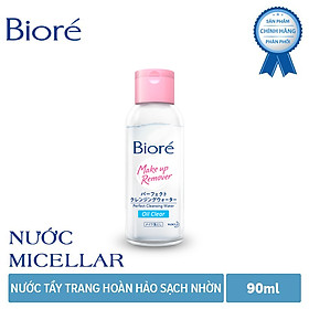 Nước Tẩy Trang Hoàn Hảo Sạch Nhờn Biore Makeup Remover Perfect Cleansing Water Oil Clear (90ml)