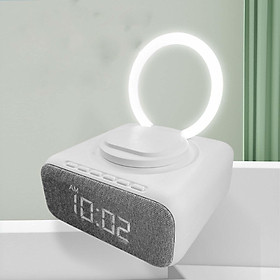 Wireless Speaker with Lights with Wireless Charger Flat Noise Sleep Speaker