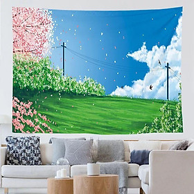 Mua Tranh Vải treo tường Decor trang trí phòng hình Anime  cô gái mộng mer (150x130cm  TẶNG móc treo)
