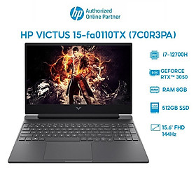 Mua Laptop HP VICTUS 15-fa0110TX 7C0R3PA (i7-12700H | 8GB | 512GB | GeForce RTX 3050 4GB | 15.6  FHD 144Hz | Win 11) Hàng chính hãng
