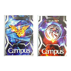 Vở Campus CYBERTRON 200 trang dòng kẻ ngang có chấm - Mua 4 tặng 1 cùng loại