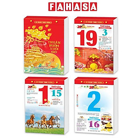 Bloc Lịch Đại Lở 2026 - Thuận Buồm Xuôi Gió - Hoa Niên HN14