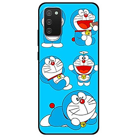 Ốp lưng dành cho Samsung Galaxy A02s mẫu Mèo Do Ra Mon