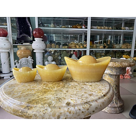 Mua Thỏi Vàng Thần Tài Lộc  Kim Nguyên Bảo Phong Thuỷ Chiêu Nạp Tài Lộc Đá Ngọc Hoàng Long