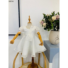 Đầm công chúa hoa cho bé gái dự tiệc đẹp size 12-30kg hàng thiết kế cao cấp