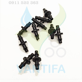 Mua 100 cái Khởi thủy 2 đầu gài ống 4x6 5X7 LOẠI DÀI (chân nối ống LDPE 4x6mm với ống LDPE 16 20 25 mm Vantifa)