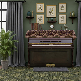 Khăn phủ đàn piano cơ đàn piano điện tử 88 phím sang trọng cổ điển trang trí giáng sinh noel năm mới Tết - Hàng chính hãng
