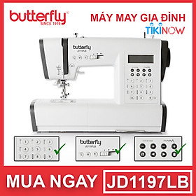 Mua Máy May Gia Đình Điện Tử Cao Cấp Butterfly JD1197LB - Hàng Chính Hãng