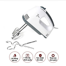Mua Máy Đánh Trứng  Đánh Kem Tạo Bọt Cầm Tay 7 Tốc Độ - Máy Trộn Đa Năng Công Suất Lớn  Hoạt Động Mạnh  Không Gây Tiếng Ồn