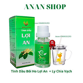 [Tặng Ly] Tinh dầu Lợi An Bôi Ho - Đờm - Khò Khè - Sổ Mũi cho Bé