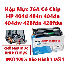 Hộp mực 76a Có Chip dành cho HP Pro M404d 404n 404dn 404dw M428fdn M428fdw hàng chính hãng Alpha Cartridge