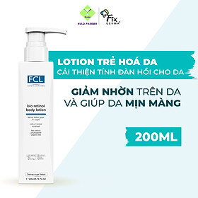 Sữa Dưỡng Thể Trẻ Hóa Da FCL Bio Retinol Body Lotion Cải Thiện Tính Đàn Hồi, Giảm Nhờn, Giúp Da Mịn Màng 200ml[Hùng Lợi]