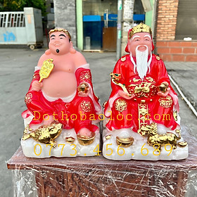 Mua Tượng Thần tài Thổ Địa đế đá nhập khẩu cao cấp cao 20cm – Đỏ