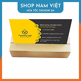 Đế Gỗ Trang Trí Bàn Làm Việc, Đế Gỗ Để Điện Thoại, Danh Thiếp