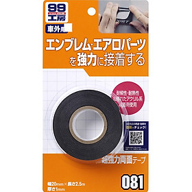 Băng Keo Dính Hai Mặt Double Faced Adhesive Tape B-081 Soft99 Japan