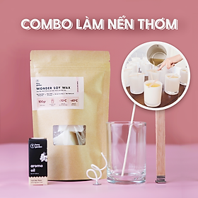 Mua Set Nguyên Liệu Tự Làm Nến Thơm Dùng Tinh Dầu Thơm Phối Hương Heny Garden – Combo Trải Nghiệm Handmade Nến Thơm Tại Nhà Cho Người Mới Bắt Đầu Giúp Thư Giãn & Ngủ Ngon