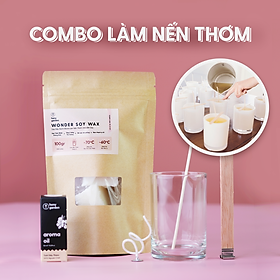 Set Nguyên Liệu Tự Làm Nến Thơm Dùng Tinh Dầu Thơm Phối Hương Heny Garden – Combo Trải Nghiệm Handmade Nến Thơm Tại Nhà Cho Người Mới Bắt Đầu Giúp Thư Giãn & Ngủ Ngon