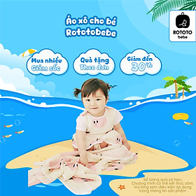 Áo Liền Quần 2 Lớp Chính Hãng Rototo Bebe Chất Liệu Vải Xô Thoáng Mát, Thấm Hút Mồ Hôi Tốt