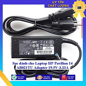 Sạc dùng cho Laptop HP Pavilion 14 AB021TU Adapter 19.5V-3.33A - Hàng Nhập Khẩu New Seal