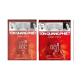 Tôn Quang Phiệt tác phẩm: Văn học và Lịch sử (2 tập bìa cứng)