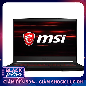 Laptop MSI GF63 Thin 9SCXR-075VN (Core i5-9300H/ 8GB DDR4 2666MHz/ 512GB SSD M.2 PCIE/ GTX 1650 4GB GDDR6/ 15.6 FHD IPS/ Win10) - Hàng Chính Hãng