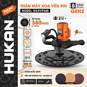 MÁY XOA VỮA 380MM 600W G2-XVP360 HUKAN -HÀNG CHÍNH HÃNG