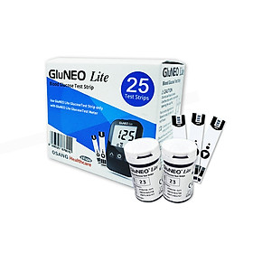 Que thử đường huyết GluNeo lite hộp 25 Test