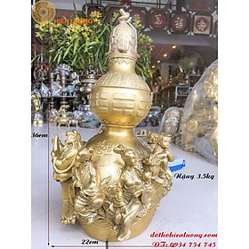 Mua Hồ Lô Bát Tiên Bằng Đồng Cao 36cm  đường kính 21cm  nặng 3.1kg