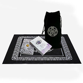 Combo Bộ Bài Tarot Bói Toán Universe Mysterious Oracle Cards Tarot-Universe has your back Cao Cấpvà Túi Nhung Đựng Tarot và Khăn Trải Bàn Tarot