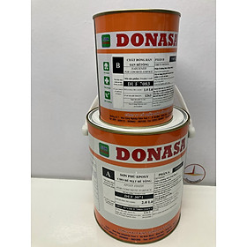 Hình ảnh Sơn sàn bê tông Donasa /Floor coating Paint màu xám sáng DEF 3071 3L