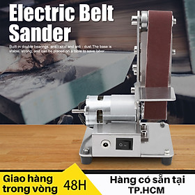Mua Máy mài đai chà nhám điện mini  đánh bóng mài cắt cạnh