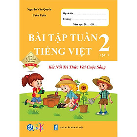 Sách - Combo Bài Tập Tuần Toán và Tiếng Việt 2 - Kết Nối Tri Thức Với Cuộc Sống - Tập 1