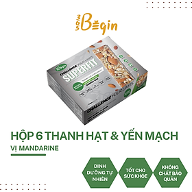 SUPERFIT - THANH NĂNG LƯỢNG YẾN MẠCH - VỊ CHANH - HỘP (6 THANH)