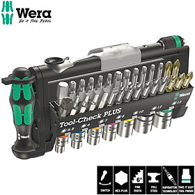 Hình ảnh Bộ dụng cụ Wera tool-check plus mã 05056490001 gồm 39 cái lý tưởng sửa chữa không gian hẹp và di chuyển xa