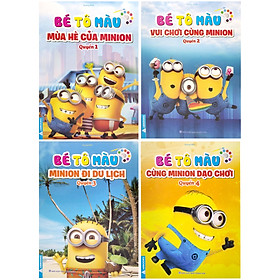 Combo Bé Tô Màu – Mùa Hè Của Minion (Bộ 4 Cuốn)_ABB