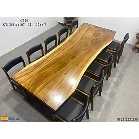 Mua Bàn Làm Việc Gỗ Me Tây  Bàn Ăn Gỗ Me Tây  Bàn Gỗ Me Tây Nguyên Tấm Dài 2 85m Rộng 1 12m Dày 7cm