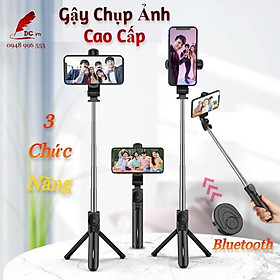 Mua Gậy Chụp Ảnh Tự Động 3in1 có Bluetooth 3 Chân Đa Năng Chụp Hình Giá Đỡ Điện Thoại Livestream