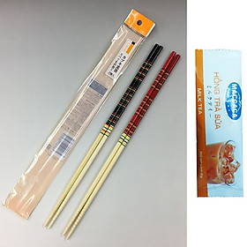Mua Đũa xào nấu thức ăn cao cấp nội địa Nhật Bản (2 đôi) + Tặng gói hồng trà sữa (Cafe) Maccaca siêu ngon