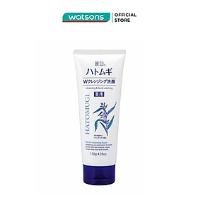 Sữa Rửa Mặt Tẩy Trang Reihaku Hatomugi W Cleansing Foam 130g