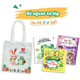 Combo 3 Cuốn ( Sách Mùi Hương - Các Loại Trái Cây + Bóc Dán Tuyệt Đỉnh - Các Loài Thú Cưng + Bạn Ơi, Tớ Hỏi Câu Này/ Động Vật Có Thể Đi Giày Được Không?) + Túi Vải 3 (3-6T)