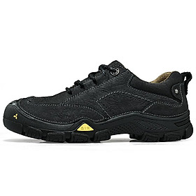 Giày đi bộ đi bộ đi bộ giày leo núi giày thể thao đi bộ đường dài không trượt Color: Black Shoe Size: 8.5