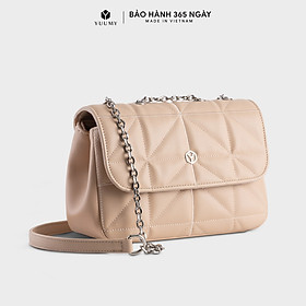 Túi Yuumy ( Thời trang nữ dây đeo phối xích cá tính size 23 - Túi đeo chéo da Seasand YN212 )