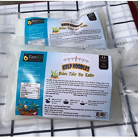 Bún Tảo Bẹ ZANKII Keto Kelp Noodles Không Carb Giảm Cân Ăn Kiêng Như Bún Nưa Eat Clean Lowcarb Das/Diet Tiểu Đường