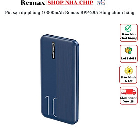 Pin sạc dự phòng 10000mAh Remax RPP-295 Hàng chính hãng - Xanh