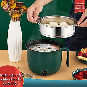 Mua Nồi Lẩu Điện chống dính đa năng loại nhỏ dùng để nấu phở trong ký túc xá sinh viên