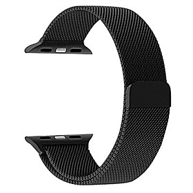 Lưới thép không gỉ Hấp thụ từ tính Dây đeo tay thay thế cho Apple Watch Series 1/2/3/4/5/6 & SE (38 & 40MM)