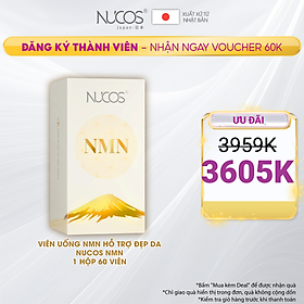 Viên uống NMN hỗ trợ đẹp da Nucos NMN  60 viên