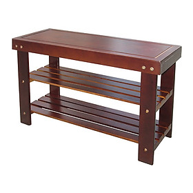 Mua Kệ Giày Dép Kết Hợp Ghế Ngồi (Nâu)