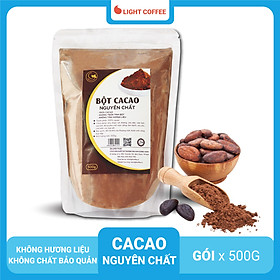 Bột Ca Cao Nguyên Chất 100% Light Cacao 500g