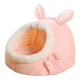 Cats Cave Bed Cat Hideaway Sleeping Bed Non Slip Comfortable Cuddle Warm Soft Thick Cushion for Small Dog Small Animal Puppy